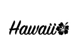 Hawaii Hibiscus Vinyl Decal Car Window Laptop Surf Sticker