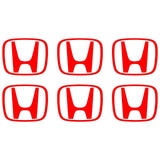 Smalll Honda logo 6 Small Vinyl Decals Car 2" 3" symbol Stickers
