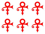 small Prince Logo Decal Laptop Phone Stickers Sheet of 6