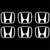 Smalll Honda logo 6 Small Vinyl Decals Car 2" 3" symbol Stickers