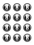 Jedi Order Star Wars Symbol Vinyl Decals Stickers Set