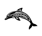 Tribal Dolphin Vinyl Decal Car Window Laptop Sticker