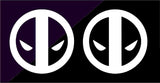 2 Deadpool Kills the Marvel Universe Vinyl Decals Car Window Laptop Stickers