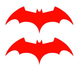 2 Batman Begins Symbol Vinyl Decals Car Window Bike Laptop Stickers