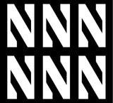 Northwestern Wildcats Baseball Vinyl Decal Window cup set of 6 small Stickers