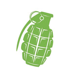 MK 2 Hand Grenade Vinyl Decal Car Truck Window Laptop Pineapple Grenade Sticker