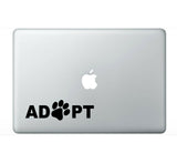 DOG LIFE Paw Sticker Cute Family Vinyl Decal Adopt Rescue Puppy Laptop car