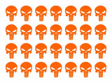 The Punisher Small 1.5", 2",3"  Skull Vinyl Decals Phone Helmet Stickers Sheet