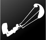 Kiteboarding Vinyl Decal Kitesurfing Car Truck Window Laptop Board Sticker
