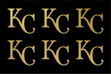 Kansas City Royals MLB symbol Vinyl Decal Cup Window set of 6 small Stickers