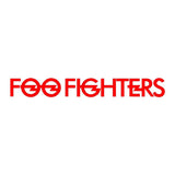 Foo Fighters Logo Concrete and Gold Car Window Laptop Vinyl Decal Sticker