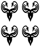 4 Small House Greyjoy Logo Game of Thrones Vinyl Decal Octopuss Car GOT Sticker