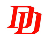 Daredevil DD Marvel Logo Car Window Laptop Vinyl Decal Sticker