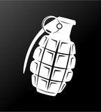 MK 2 Hand Grenade Vinyl Decal Car Truck Window Laptop Pineapple Grenade Sticker