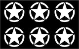 Small Army Jeep Decal USMC Military Star Vinyl Decal phone laptop  USMC Sticker