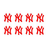 New York Yankees Vinyl Decals Phone Laptop NY Small Stickers Set of 8