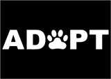 DOG LIFE Paw Sticker Cute Family Vinyl Decal Adopt Rescue Puppy Laptop car