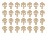 The Punisher Small 1" Skull Vinyl Decals Phone Laptop Gun Helmet Stickers Sheet