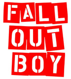 Fall Out Boy band Logo Vinyl Decal Laptop Car Window Speaker Sticker
