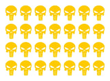 The Punisher Small 1.5", 2",3"  Skull Vinyl Decals Phone Helmet Stickers Sheet