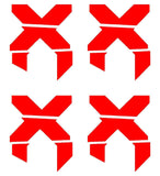 Excision X Vinyl Decal Dubstep DJ Vinyl Decal Set of 4 Car Window Sticker