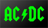 AC/DC Vinyl Decal Car Window Laptop Guitar ACDC Band Malcolm Young Sticker