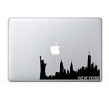 New York Skyline Vinyl Decal Car Window Laptop NY City Sticker