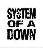 System of a Down SOAD Band Logo Vinyl Decal Car Window Laptop Guitar Sticker