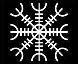 Iceland Vinyl Decal  Car Window Laptop Helm of Awe Ægishjálmur Sticker