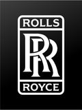 Rolls-Royce Logo Vinyl Decal Car Window Laptop Sticker