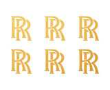 Rolls Royce Logo Vinyl Decals Phone Laptop Dash Small 1.5" Stickers Set of 6