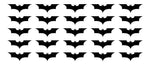 Dark Knight Batman Symbol Vinyl Decals Phone Laptop Helmet Small 1.5" Stickers