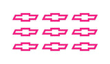 9 Chevy Bowtie Small Vinyl Decals Phone Dashboard Mirror Chevrolet Stickers