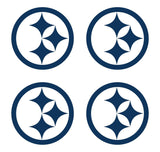 Pittsburgh Steelers Football NFL Vinyl Decals cup phone small Stickers Set of 4