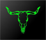 Bull Skull Vinyl Decal Car Truck Window Laptop Sticker