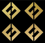 4 Small Foo Fighters band Logo Vinyl Decal Laptop Phone  Window Speaker Sticker
