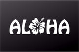 Aloha Hibiscus Hawaii Surf Vinyl Decal Car Window Laptop Sticker