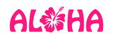 Aloha Hibiscus Hawaii Surf Vinyl Decal Car Window Laptop Sticker