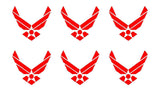 Small US Air Force Vinyl Decal Car Phone Window Laptop USAF Sticker