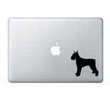 Schnauzer Vinyl Decal Car Window Laptop Standard Schnauzer Silhouette Sticker