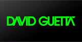 David Guetta Electro House EDM DJ Vinyl Decal Laptop Car Window Sticker