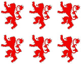 6 small House Lannister Logo Vinyl Decal Laptop Car GOT Window phone Sticker