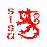 SISU Finnish Lion Vinyl Decal Car Window Laptop Finland Sticker