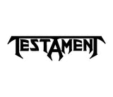 Testament Thrash Metal Band Vinyl Decal Car Window Laptop Guitar Sticker