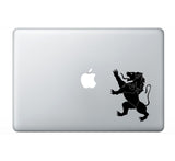 Belgian Lion Vinyl Decal Car Window Laptop Belgium Leo Belgicus Sticker