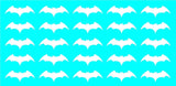 Batman Begins Symbol Vinyl Decals Phone Laptop Helmet Small 1.5" Stickers