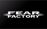 Fear Factory Metal Band Logo Vinyl Decal Car Window Laptop Guitar Sticker