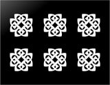 Breaking Benjamin 1.5" Small Vinyl Decals Laptop Helmet Phone Stickers Set of 6