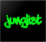 Junglist Vinyl Decal Drum & Bass Jungle Music Sticker