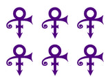 small Prince Logo Decal Laptop Phone Stickers Sheet of 6
